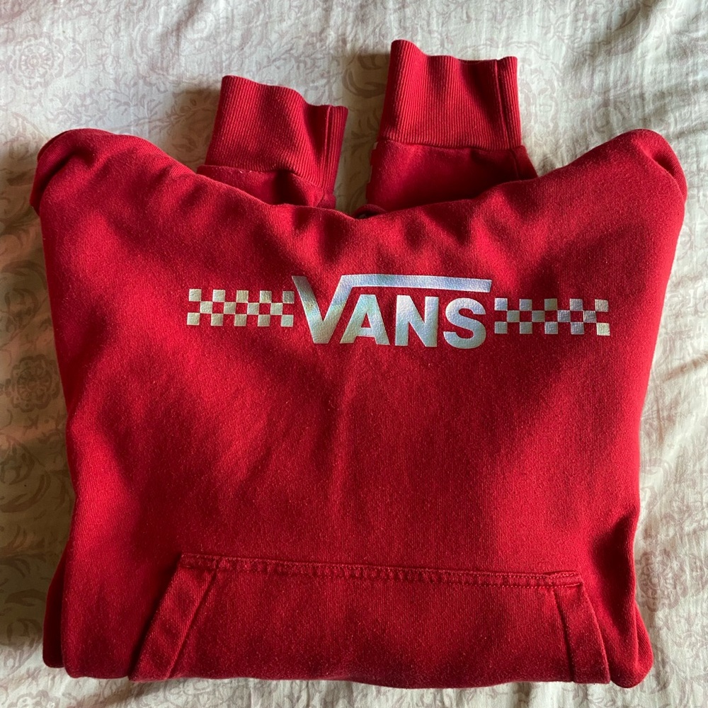 Vans Bold Red Fleece Hoodie